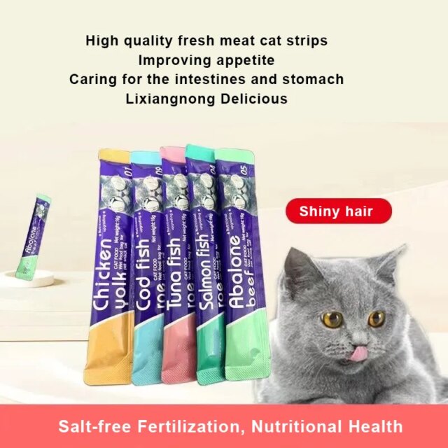 Cat Snacks Nutrition Tuna Salmon Formula Mixed Flavor - Image 4