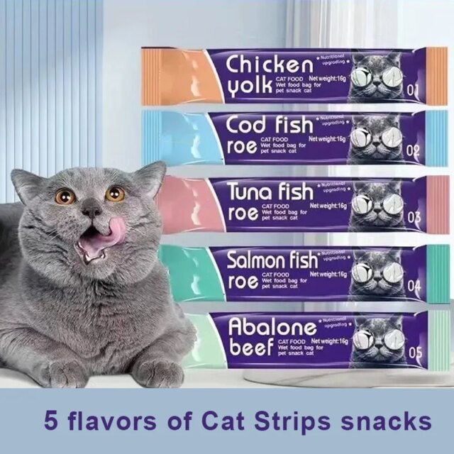 Cat Snacks Nutrition Tuna Salmon Formula Mixed Flavor