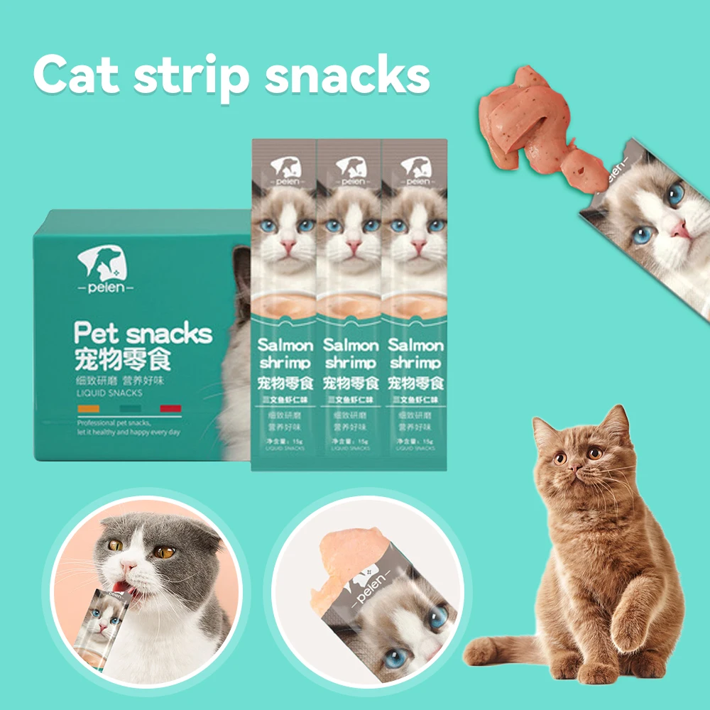 Cat Strips Wet Food Snacks Nutritious with Fresh Ingredients