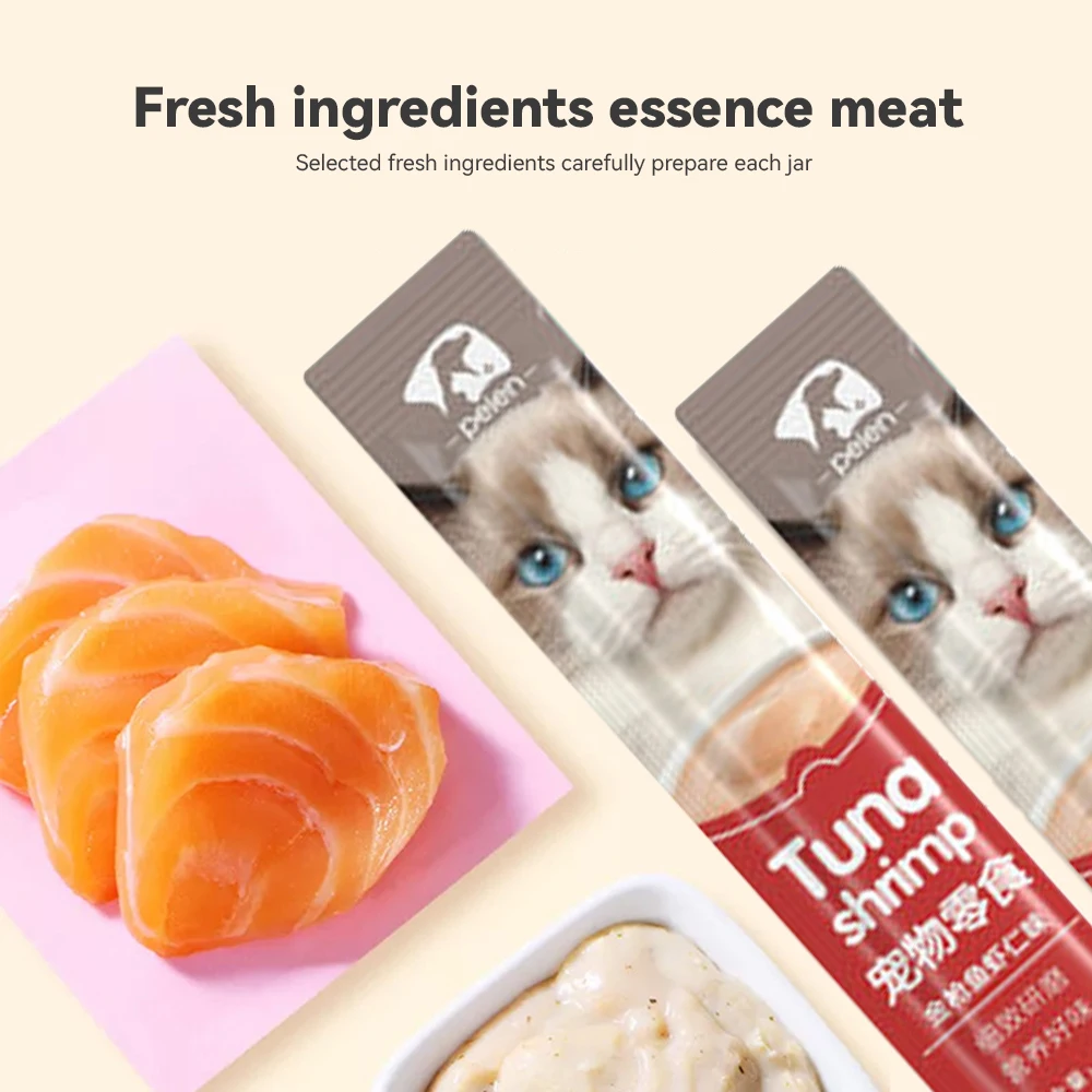 Cat Strips Wet Food Snacks Nutritious with Fresh Ingredients