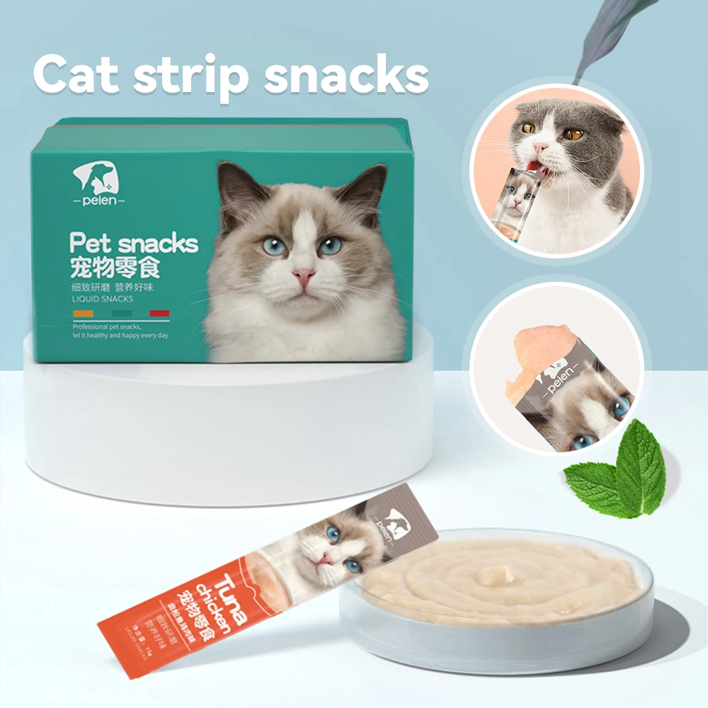 Cat Strips Wet Food Snacks Nutritious with Fresh Ingredients