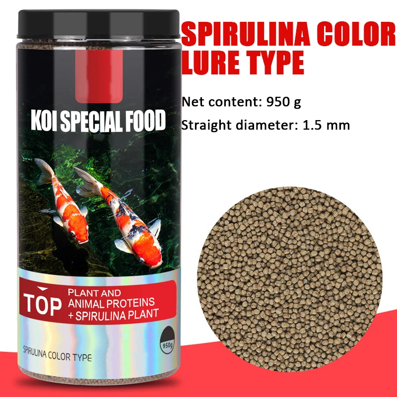 Aquarium Tank Tropical Fish Food Small Fish Feed Grain 950g Delicious Fish Food Especially for Guppy Lantern 1 Bag