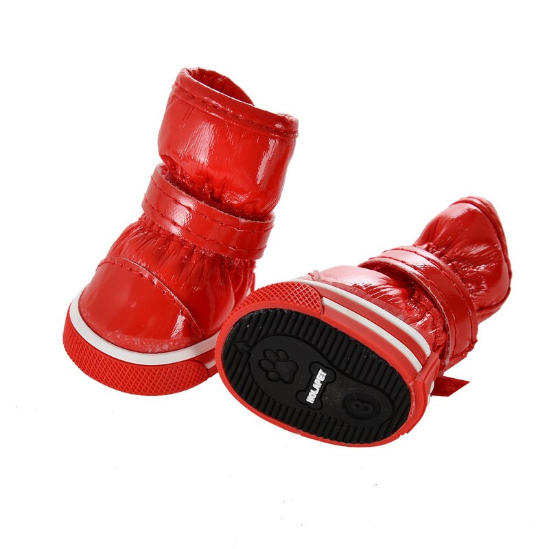 Warm Anti Slip Shoes for Dogs 4 pcs Set