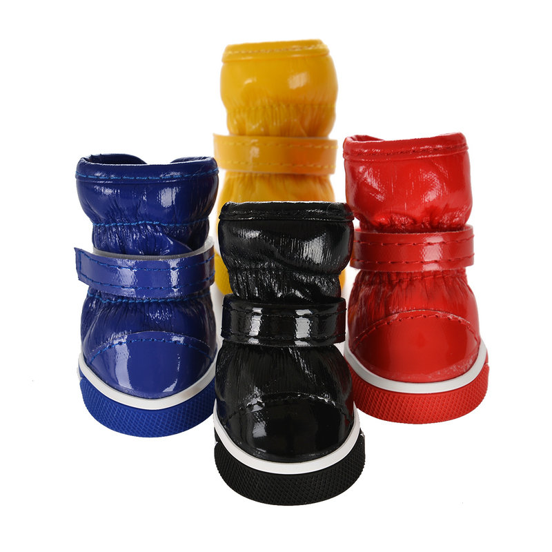 Warm Anti Slip Shoes for Dogs 4 pcs Set