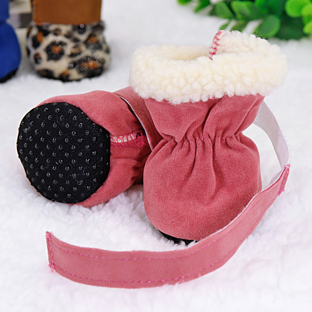 Anti-Slip Winter Dog Shoes 4 pcs Set