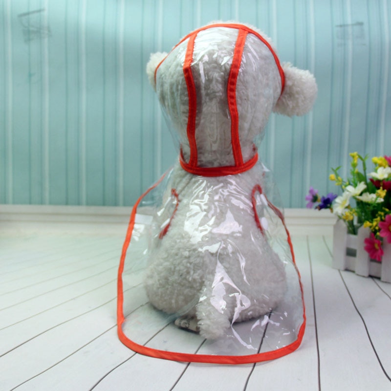 Waterproof Transparent Dog Raincoat