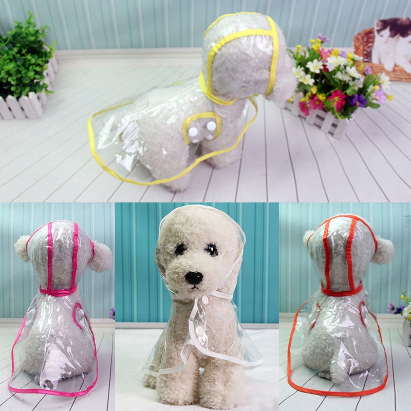 Waterproof Transparent Dog Raincoat