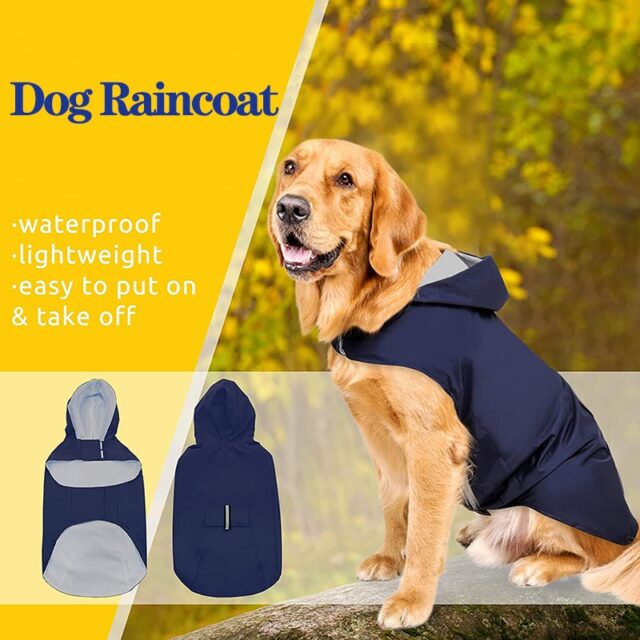 Dog's Reflective Waterproof New Raincoat - Image 3