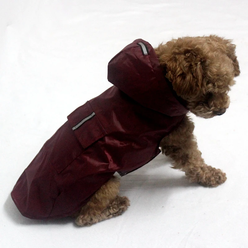 Dog's Reflective Waterproof Raincoat