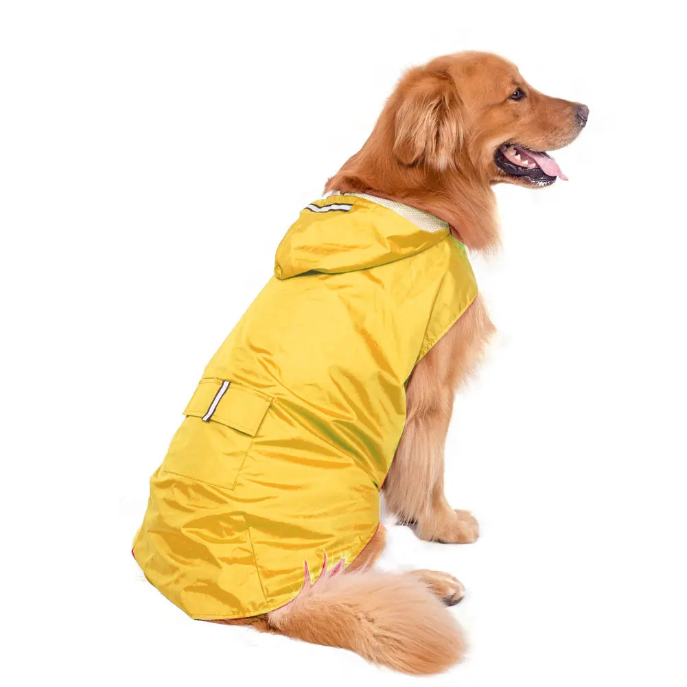 Dog's Reflective Waterproof Raincoat