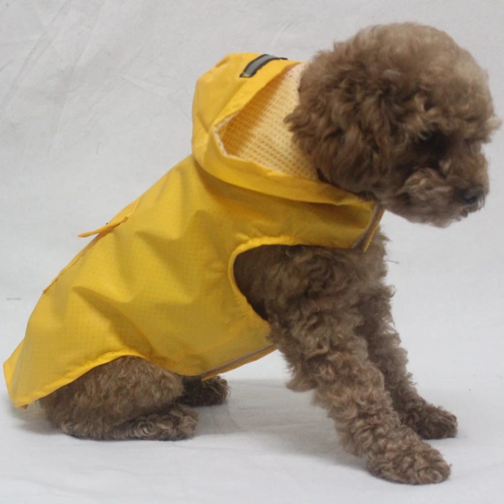 Dog's Reflective Waterproof Raincoat