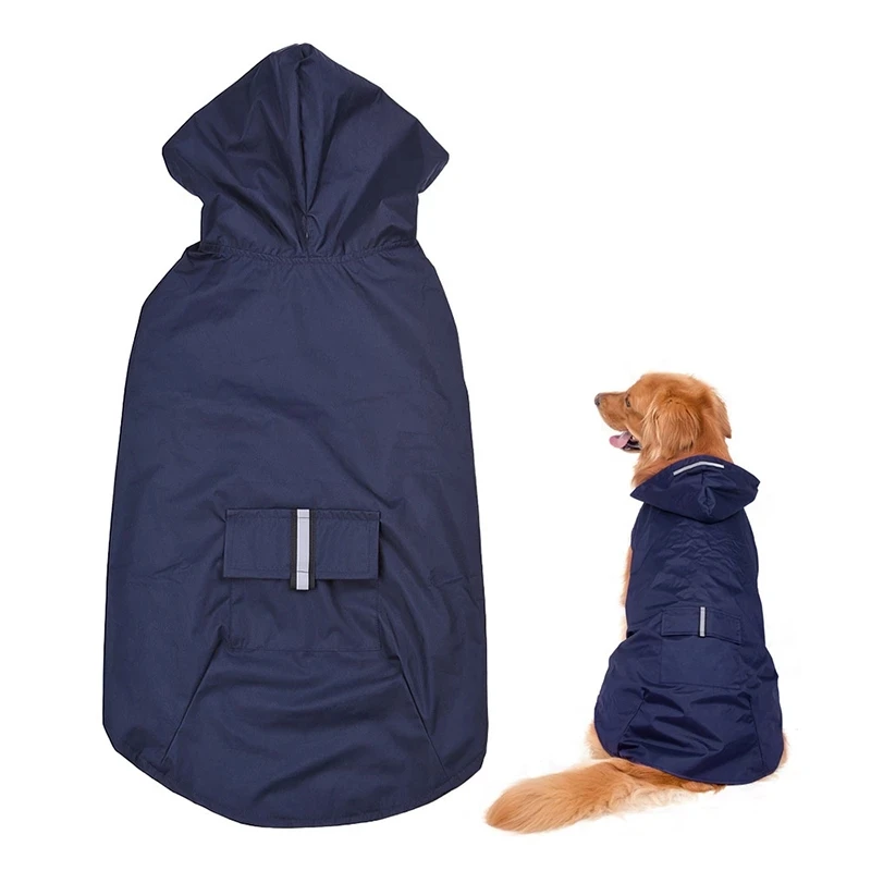 Dog's Reflective Waterproof Raincoat