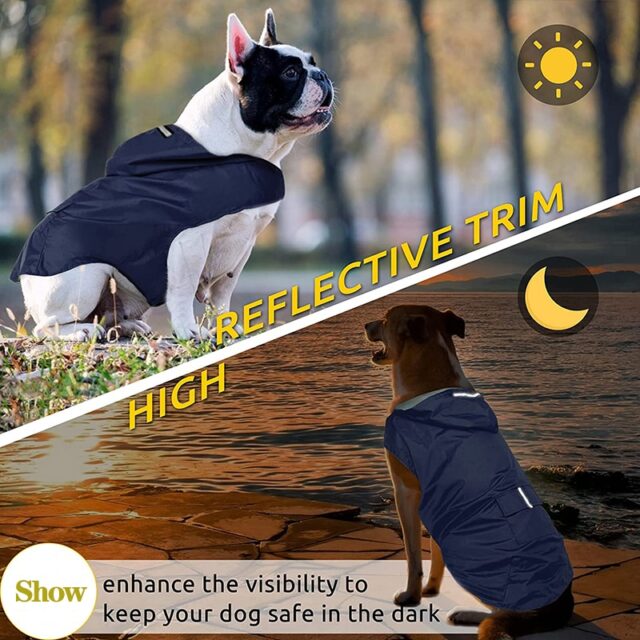 Dog's Reflective Waterproof New Raincoat - Image 5