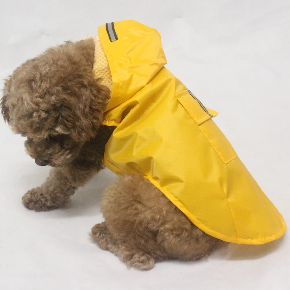 Dog's Reflective Waterproof Raincoat