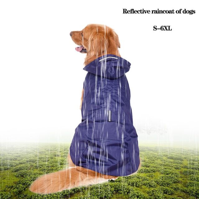 Dog's Reflective Waterproof New Raincoat