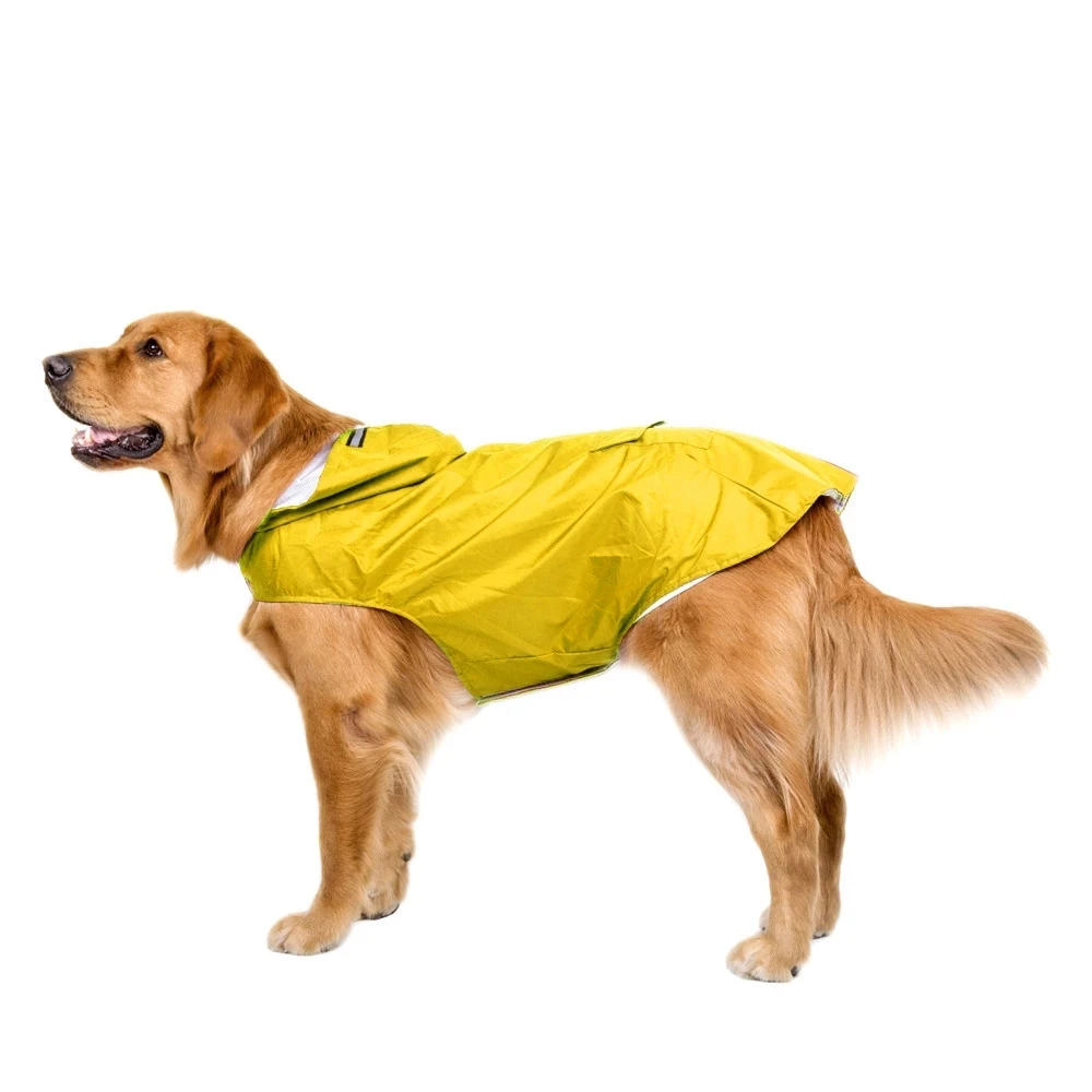 Dog's Reflective Waterproof Raincoat