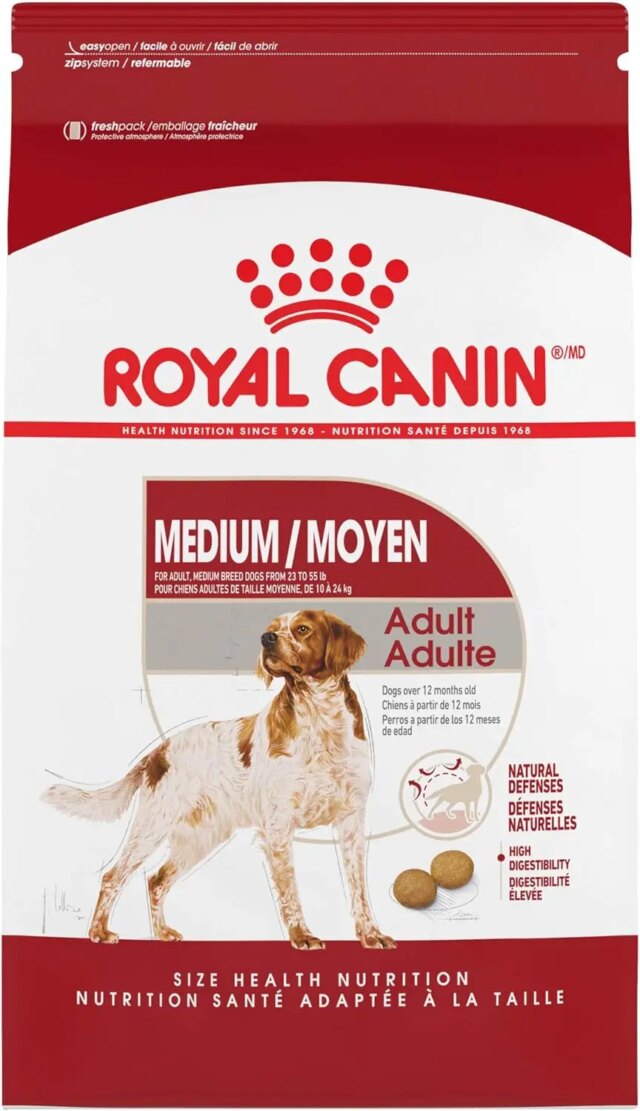 New Royal Canin Medium Breed Adult Dry Dog Food